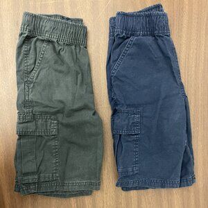 Two Pairs of Childrens Place Cargo Shorts size 8s